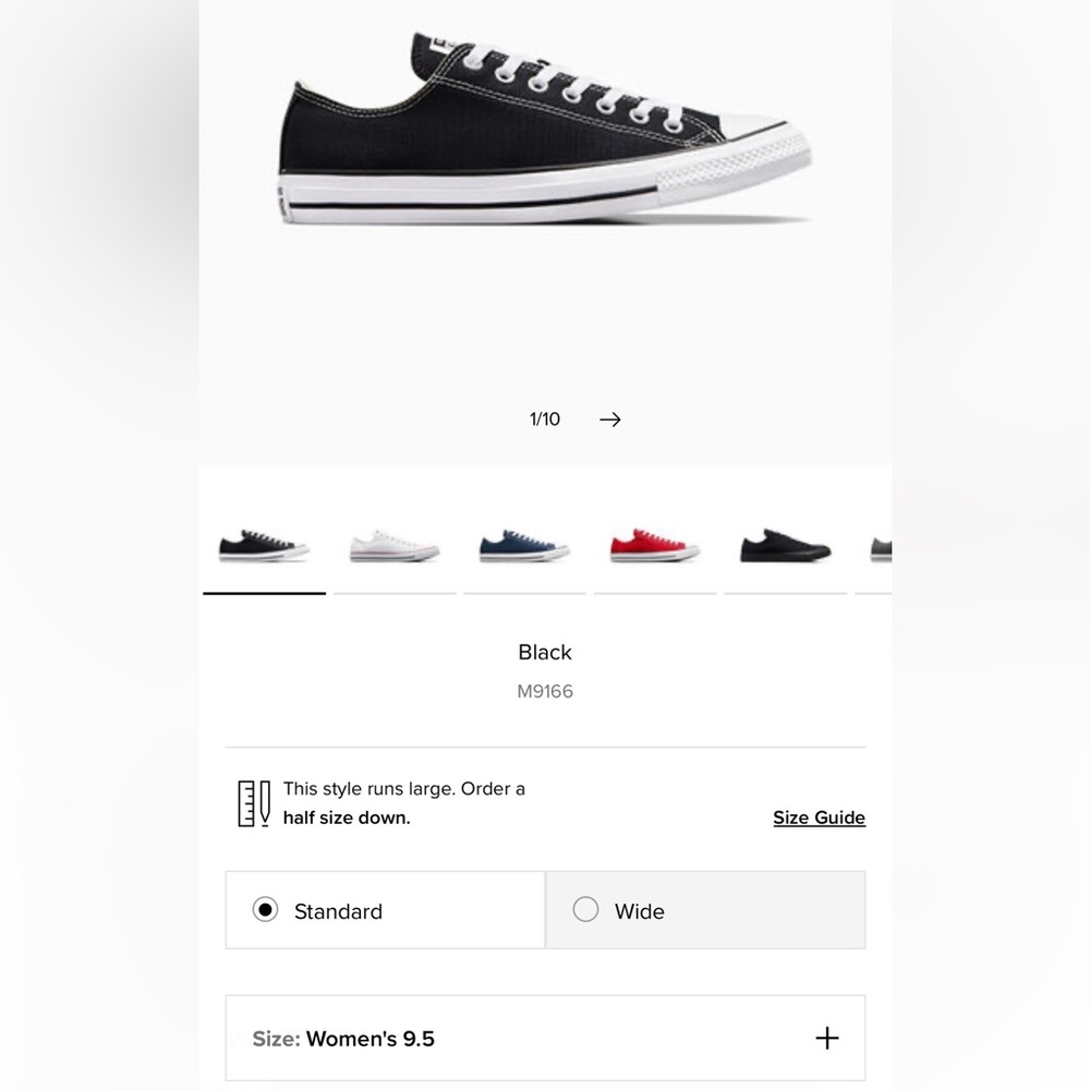 Chuck Taylor All Star Converse- unisex low top shoe